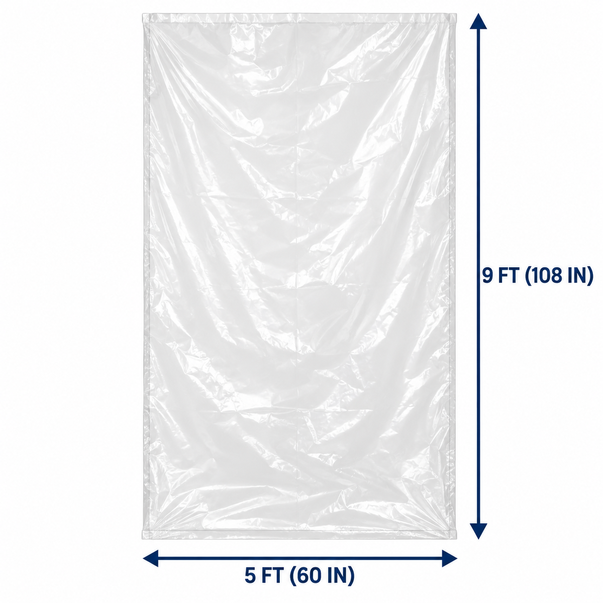 Trash Bags – 5' x 9' x 3 Mil
