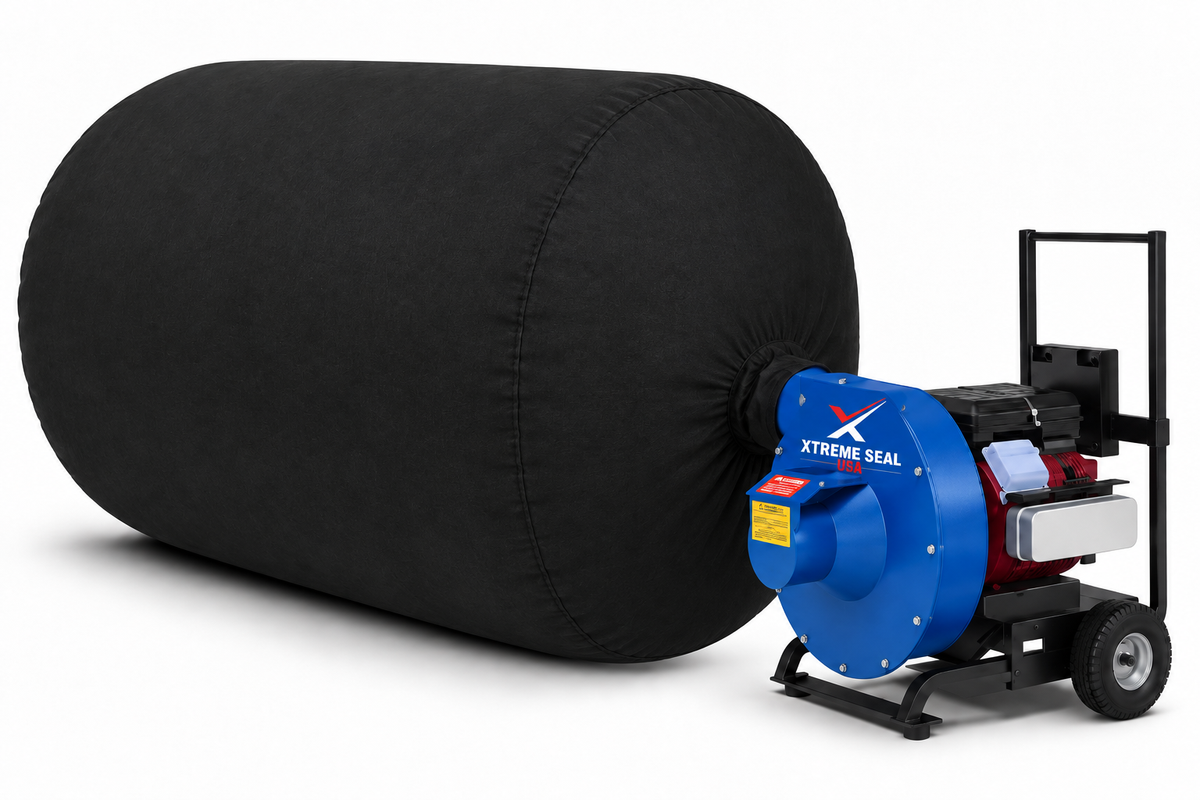 Removal Bag – Black – 4 ft × 6 ft – 118 GSM