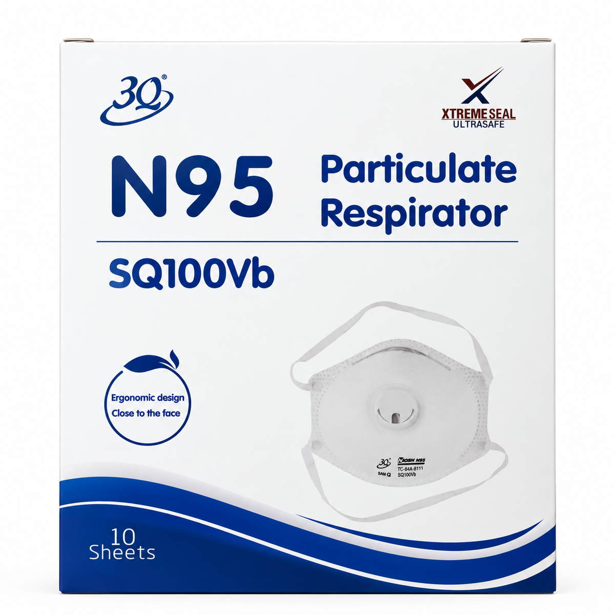 N95 Respirator SQ100VB – With Valve