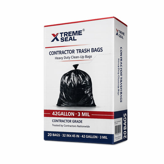 Xtreme Contractor Trash Bags  42 Gallon Heavy Duty