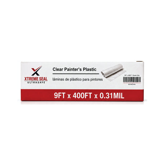 Xtreme Painter's Plastic,  Clear Surface Protection Film (9 ft × 400 ft)