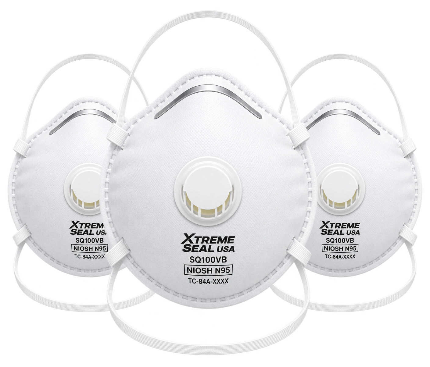 XTREME SEAL USA N95 Respirator SQ100VB – With Valve