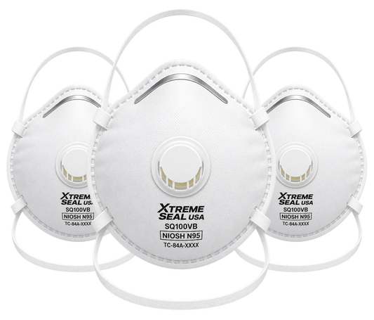 XTREME SEAL USA N95 Respirator SQ100VB – With Valve