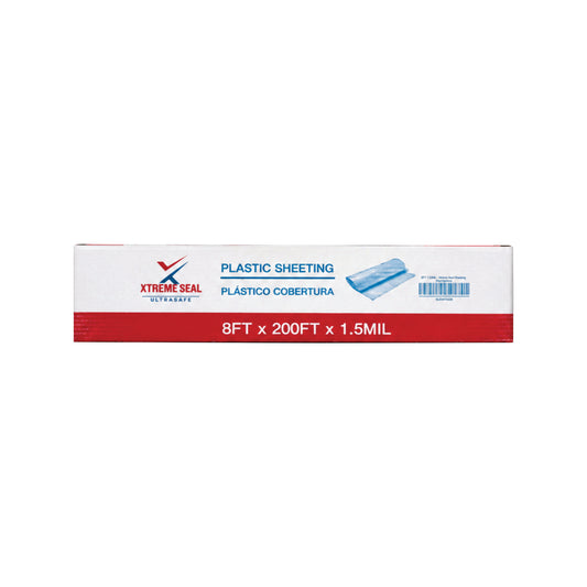 Xtreme Plastic Sheeting Heavy Duty Surface Protection Film (8 ft × 200 ft • 1.5 Mil)
