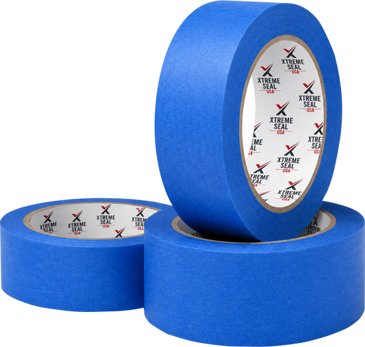 XTREME SEAL USA Professional Blue Masking Tape – 1.88 in / 48 mm x 50 m